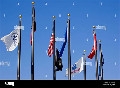 Flags On Flag Poles Stock Photo Alamy