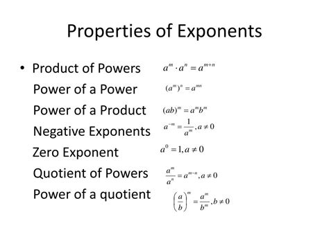 Ppt Properties Of Exponents Powerpoint Presentation Free Download Id6015851