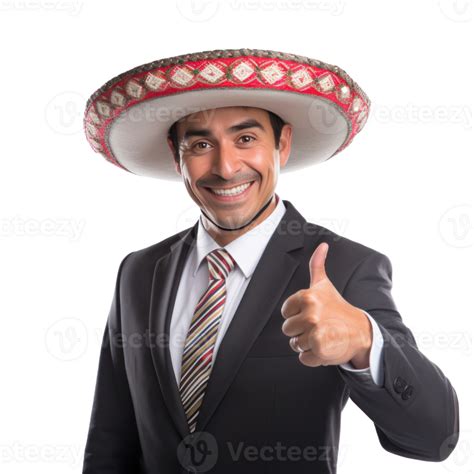 Mexican Smiling Businessman Isolated 28542749 Png