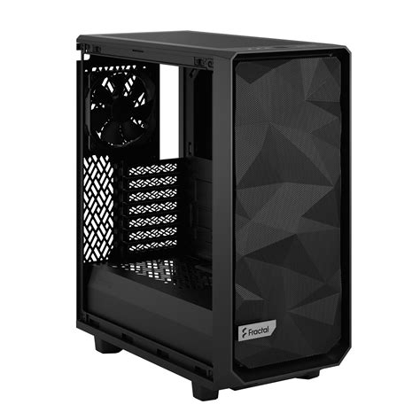 Fractal Design Meshify Compact Solid Black Tower Chassis Fd C Mes C