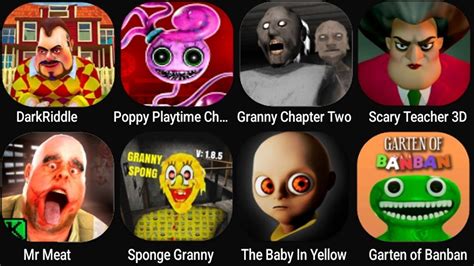 Dark Riddle Poppy Playtime Ch Granny Chapter Two Scary Teacher D Mr