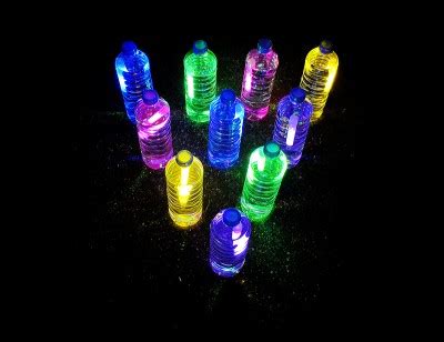 Glow in the Dark Bowling | Fun Family Crafts