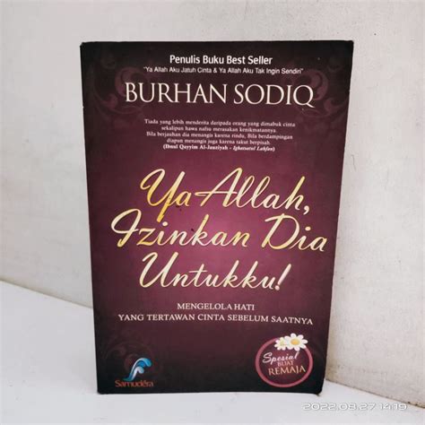 Jual Buku Murah Buku Ya Allah Izinkan Dia Untukku Shopee Indonesia