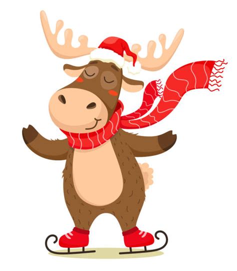 Christmas Moose Clip Art