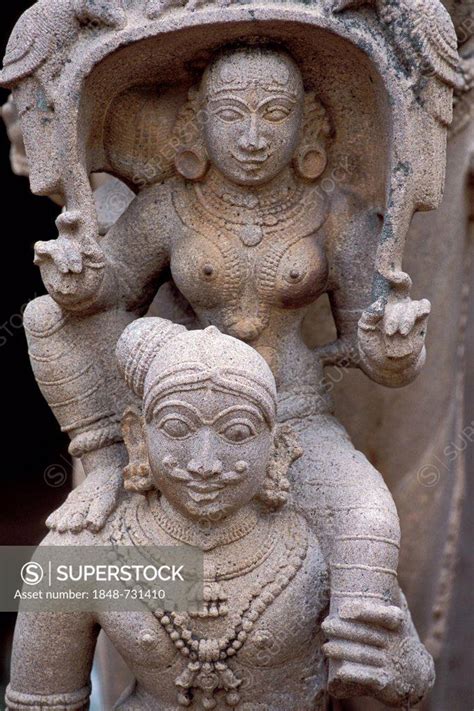 Sculptures Ranganathaswamy Temple A Hindu Temple Srirangam Trichy