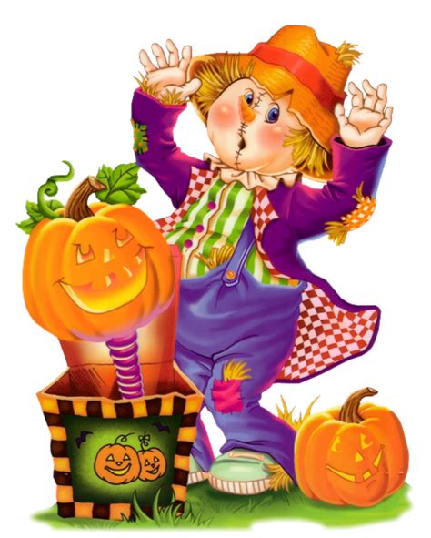 Clipart Pumpkins And Scarecrow Clip Art Library