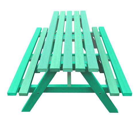 Green Recycled Plastic Lanval A-Frame Picnic Table | Picnic-Benches.uk