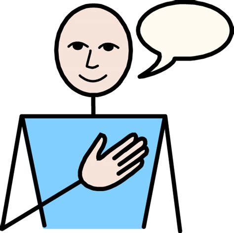 Clip Art Person Saying By Clipart Clipart Suggest