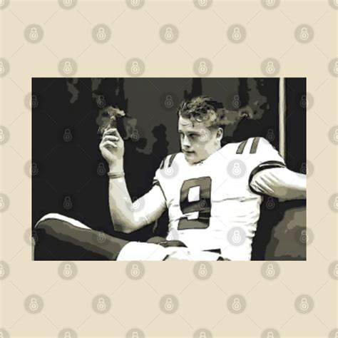 The Joe Burrow Cigar Smoking The Joe Burrow T Shirt Teepublic