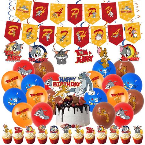 Buy Tom And Jerry Birthday Party Decorations Bestzy Pieces Tom And