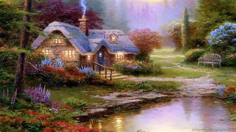 Thomas Kinkade Autumn Desktop Wallpapers - Top Free Thomas Kinkade Autumn Desktop Backgrounds ...