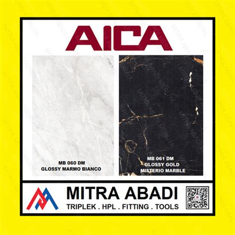 Jual Aica Hpl Mb Dm Misterio Marble Glossy Gold Marmo