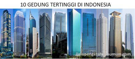 10 Gedung Tertinggi di Indonesia - Ilmu Pengetahuan Umum