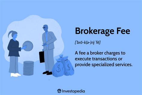 What Is A Brokerage Fee How Fees Work And Types