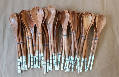 Wholesale Wooden Spoon Salad Spoon Serving Spoon Kitchen Etsy