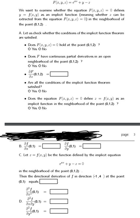 Solved F Z Y Z E Xz Y Z We Want To Examine