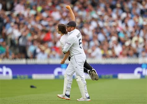 Jonny Bairstow Carries A Just Stop Oil Pitch Invader Off The Field