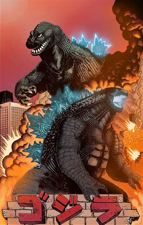 Godzilla 1962 And 2021 King Kong Vs Godzilla 1962 Hd Phone Wallpaper