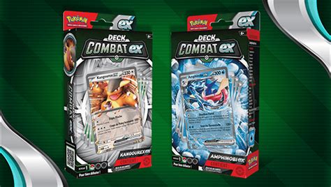 Deux Decks De Combat Amphinobi Ex Et Kangourex Ex Pour Le Jcc Pok Mon