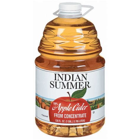 Indian Summer 100 Apple Cider 128 Fl Oz