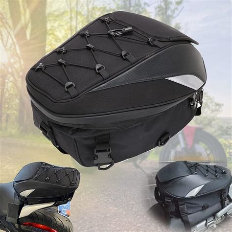 Buy Motorcycle Tail Bag Seat Bag Waterproof Luggage Bag Dual Use