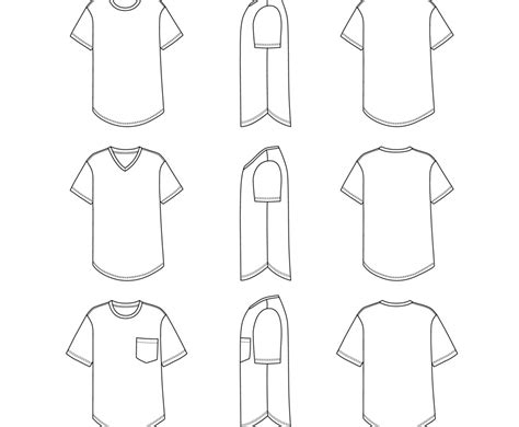 Short Sleeve T Shirt Mock Up Design Vector Art And Graphics