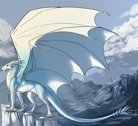 Icewing Dragon Art | Wings of Fire