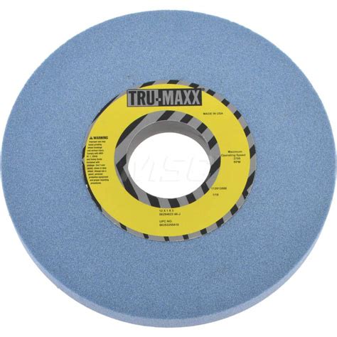 Tru Maxx Surface Grinding Wheel 12 Dia 1 Thick 3 Arbor 46 Grit Msc Direct