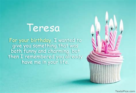 Happy Birthday Teresa pictures congratulations.