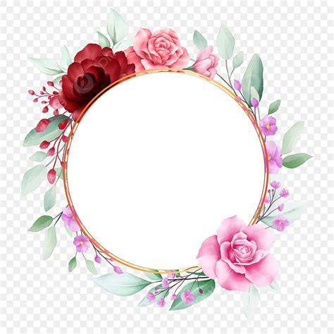 Flower Circle Frame