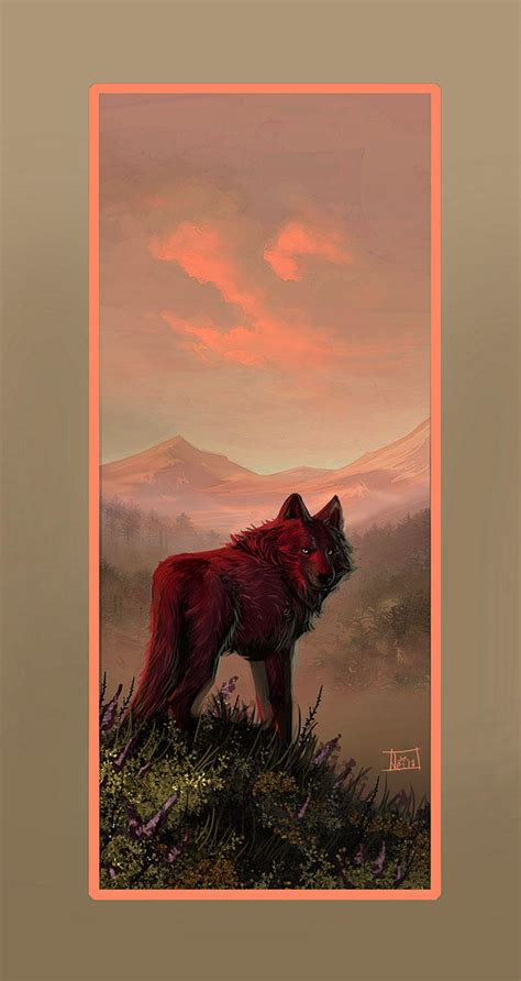 Red Wolf by WhiteHowler7 on DeviantArt