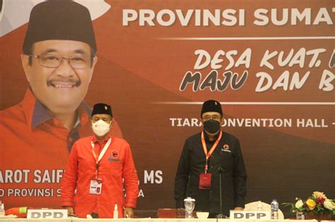 Ladang Berita DPD PDI Perjuangan Sumut Sukses Gelar Rakerda II