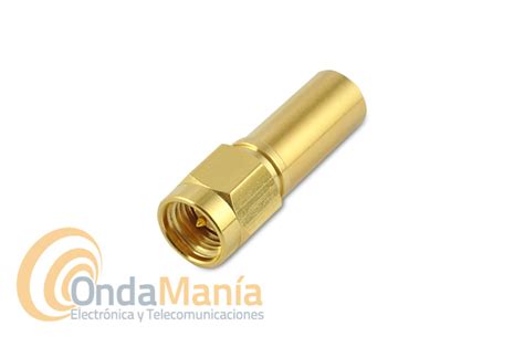 Conector Sma Macho Dorado Para Crimpar En Cable Rg Ondamania Tu