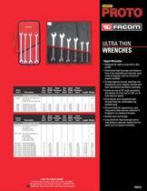 Proto Ultra Thin Wrenches Proto Pdf Catalogs Technical