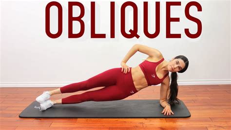 Min Oblique Burn Workout Home Oblique Strengthening Exercises