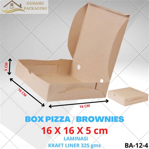 Jual Box Dus Kardus Kotak Pizza Brownies Bolen Kue Roti Nugget Tebal