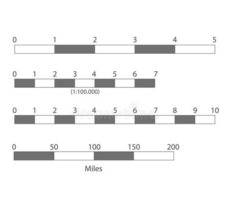 Map Scales Vector Illustration Stock Vector Illustration Of Latitude
