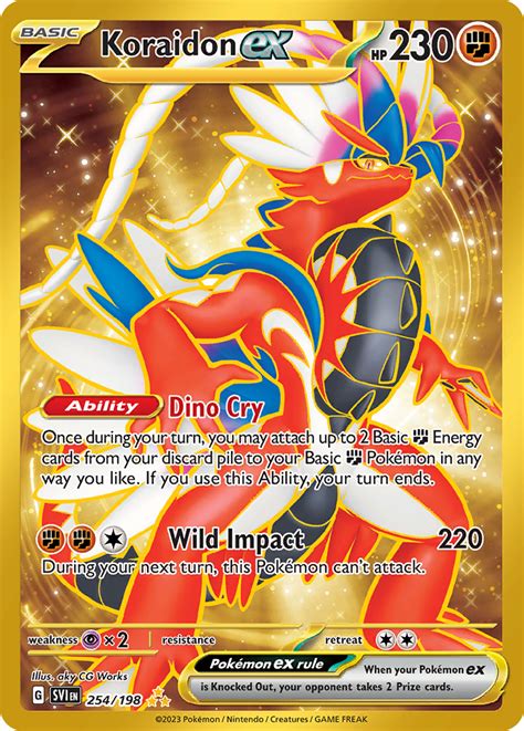 Koraidon Ex Scarlet Violet Svi Pkmncards