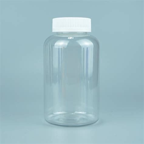 500cc Amber PET Plastic Pharmaceutical Pill Capsule Bottles For Tablet