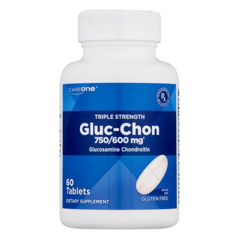 Save On Careone Gluc Chon Triple Strength 750600 Mg Tablets Gluten