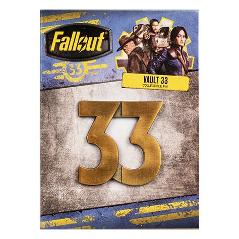 Fallout Pin Vault 33 Game Legends