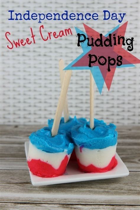 Independence Day Sweet Cream Pudding Pops Internationaldelight