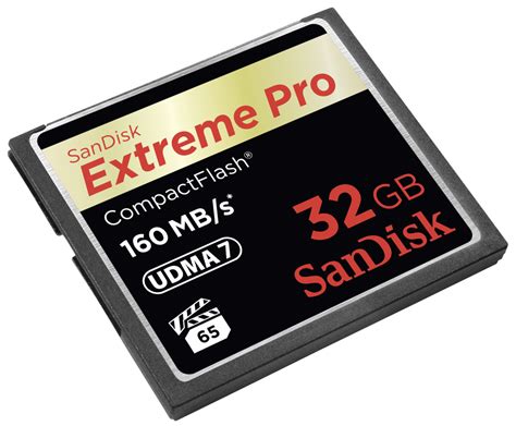 Mémoire Compacte Flash Sandisk Extreme Pro 32gb 160mbs