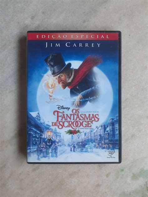 Dvd Os Fantasmas De Scrooge Jim Carrey Filme E S Rie Dvd Usado