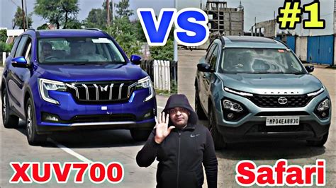 Tata Safari Vs Mahindra XUV700 Quick Drive Comparison Xuv700 Or