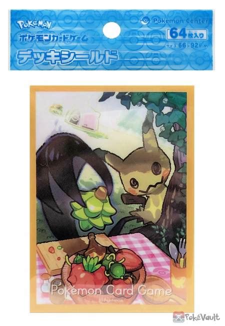 Pokemon Center 2021 Mimikyu Set Of 64 Deck Sleeves