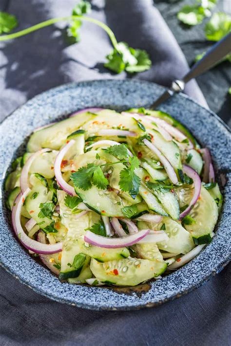 Asian Sweet And Sour Cucumber Salad Get Inspired Everyday