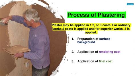 Procedure Of Plastering Youtube