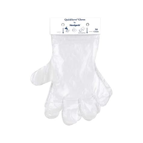 Handgards Poly Quickserve Disposable Gloves Handgards First In