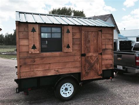 6x10 Foot Tiny House On Wheels Tiny House Trailer Tiny Camper Tiny